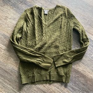 Ann Taylor V-Neck Sweater-Small